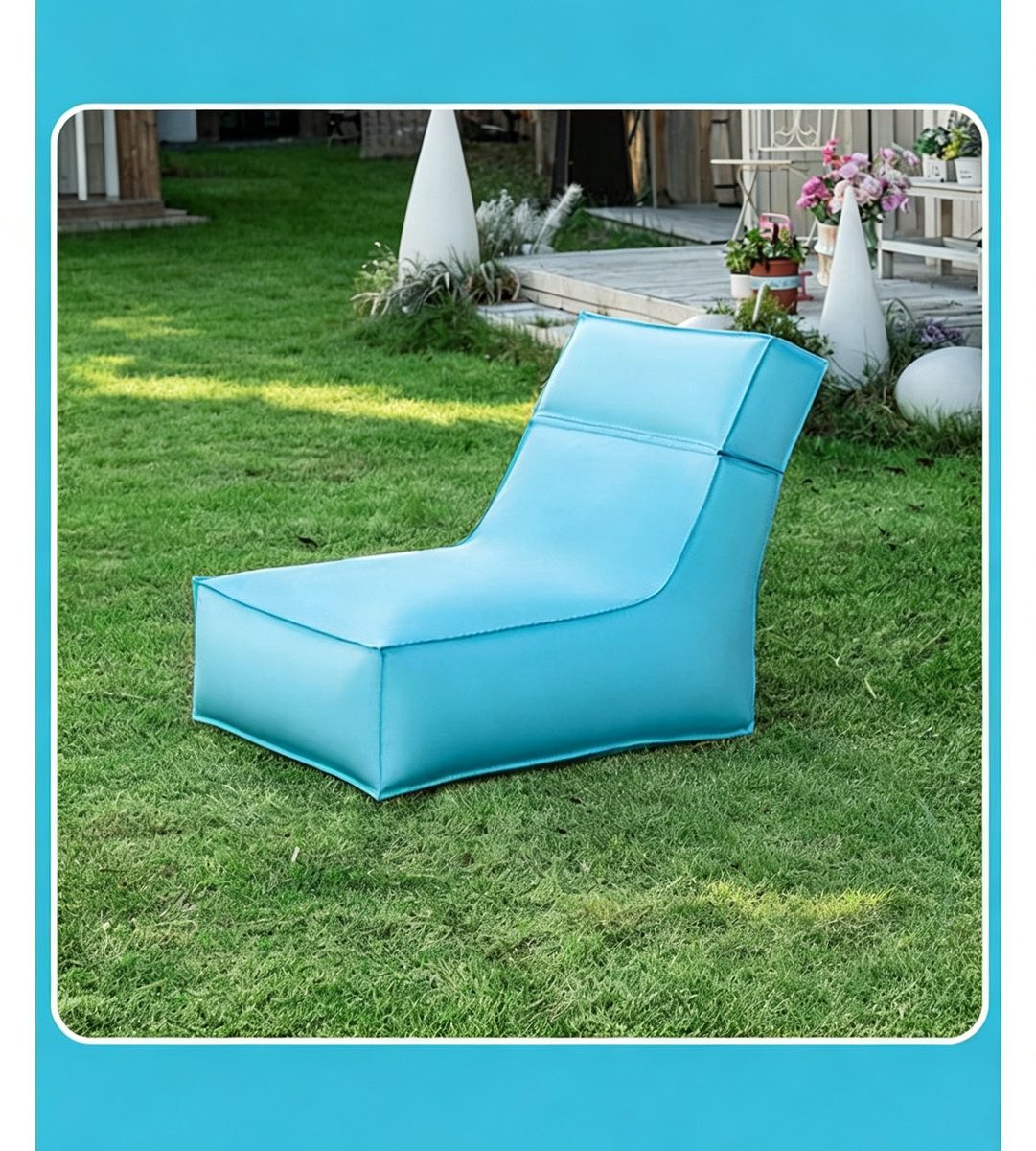 Beach Foldable Bean Bag - Red detail 1
